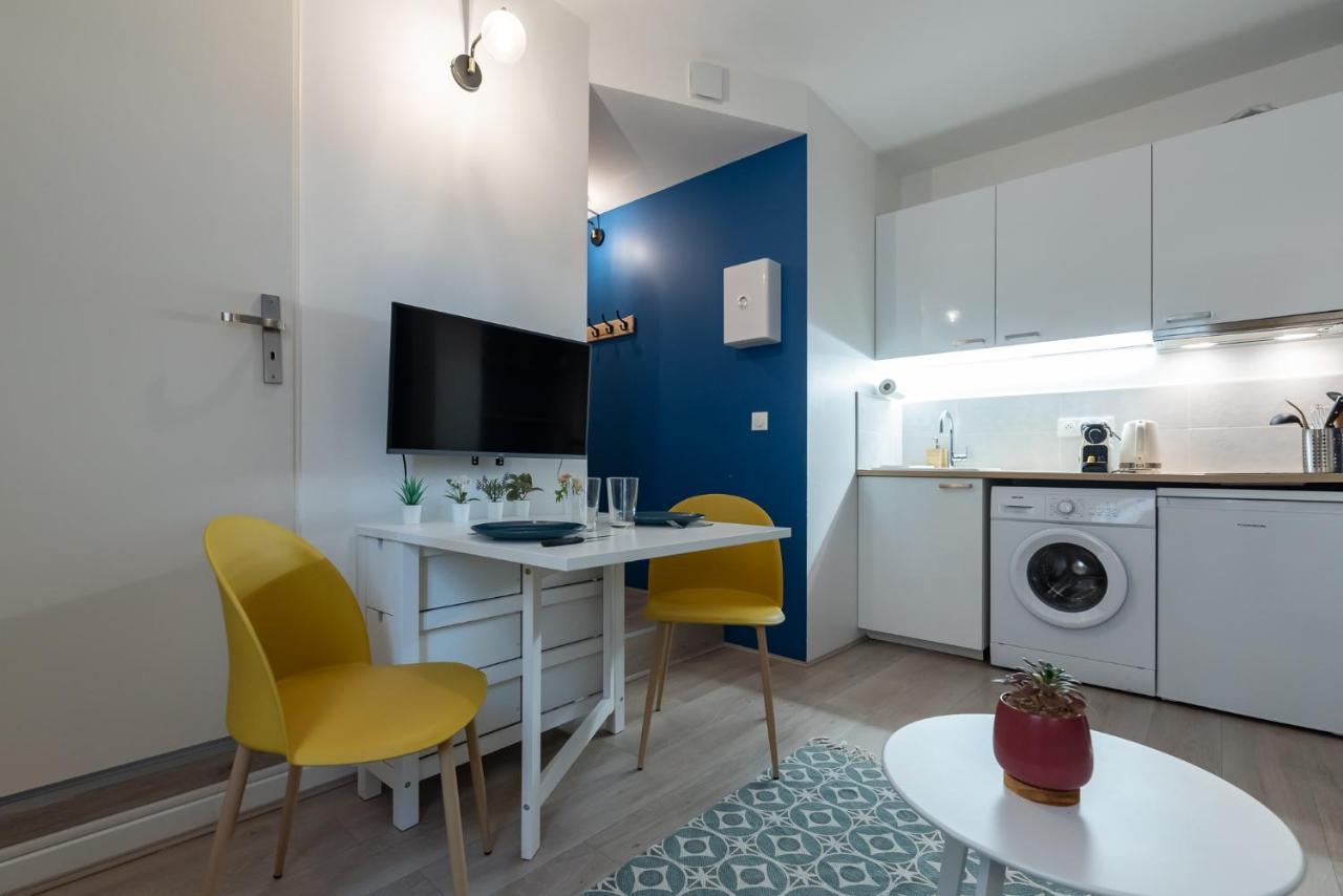 Studio Blue Confort , Proche Gare Part Dieu Apartment Villeurbanne Bagian luar foto